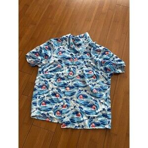 Her Universe Studio Ghibli Earth Day Collection Ponyo Wave Print Shirt Small